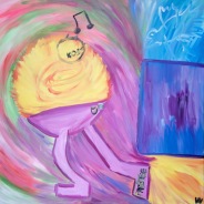 100x100 (šířka a výška)**Running man crazy man